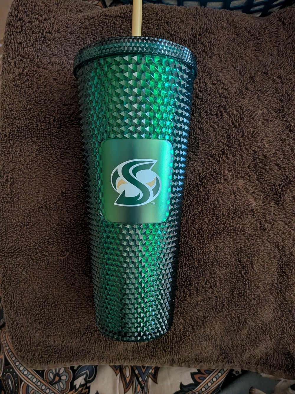 Starbucks Sacramento State Green Studded Tumbler with Lid New